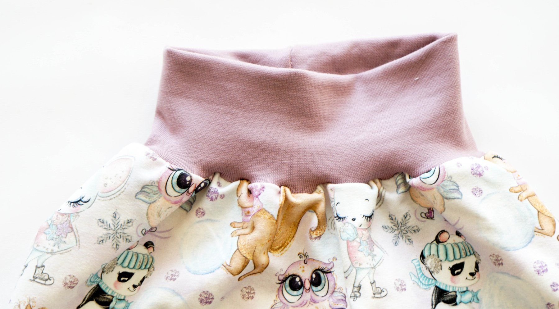 Pantaloni: Sweat Pumphose mit Eulen/Panda/Eichhörnchen Gr.80/86 - NEU – Nuovo e nell'imballaggio originale da Zürich venduto da sambaum 3