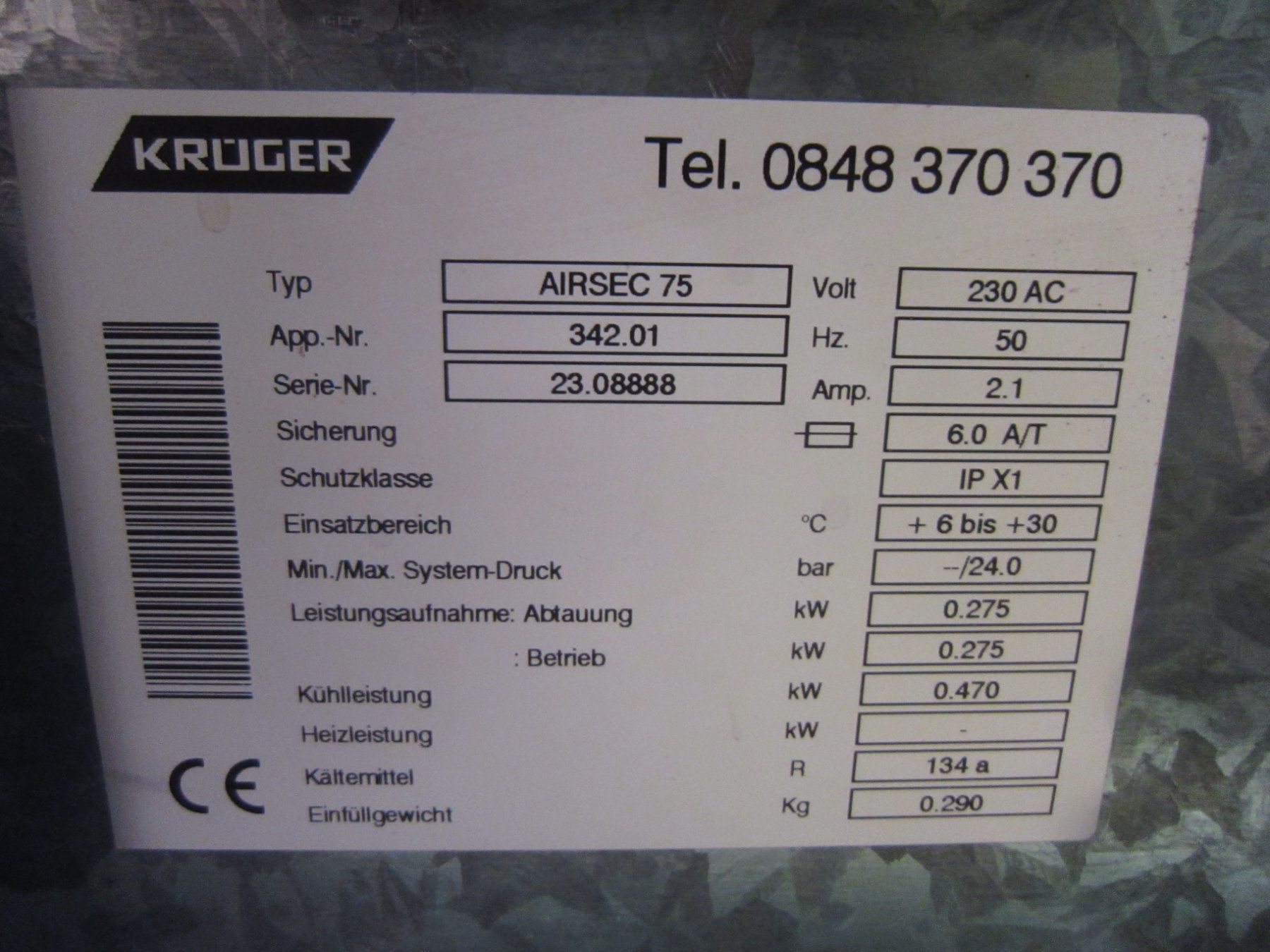 Krüger Deumidificatori: Krüger AirSec 75 – Difettoso da Kilchberg ZH venduto da Cuculus1 3