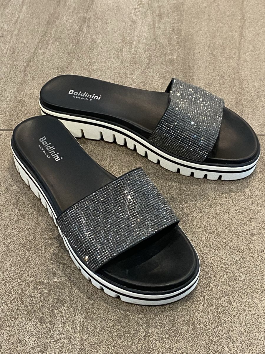 Baldinini Scarpe da donna: Baldinini / schwarz-silber / Gr. 38 / Topzustand – Usato da Wängi venduto da flyaway2see