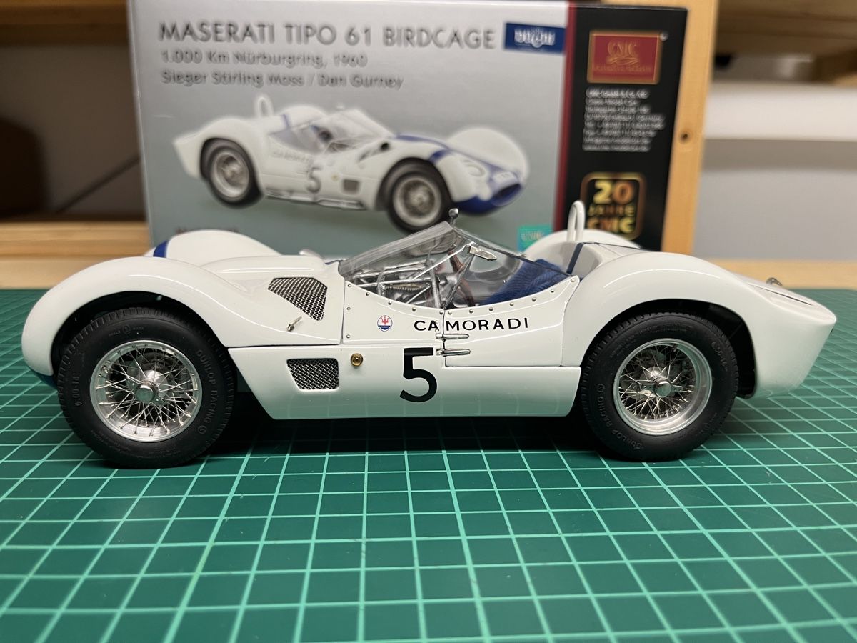 CMC Modellautos: Maserati Tipo 61 Birdcage 1:18 CMC – Neu (gemäss Beschreibung) aus Riggisberg von Franio