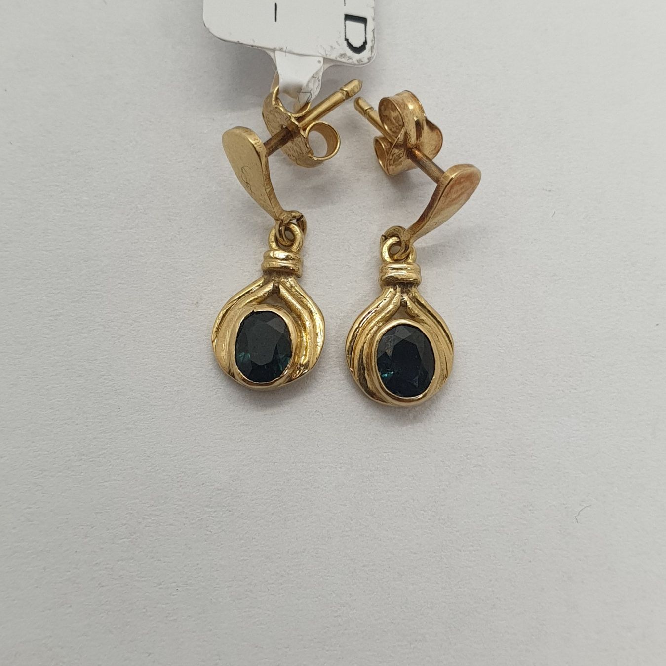 Ohrringe & -stecker: Echt 18K Gold - Saphir Ohrhänger – Gebraucht aus Luzern von Luzern-Goldhaus 4