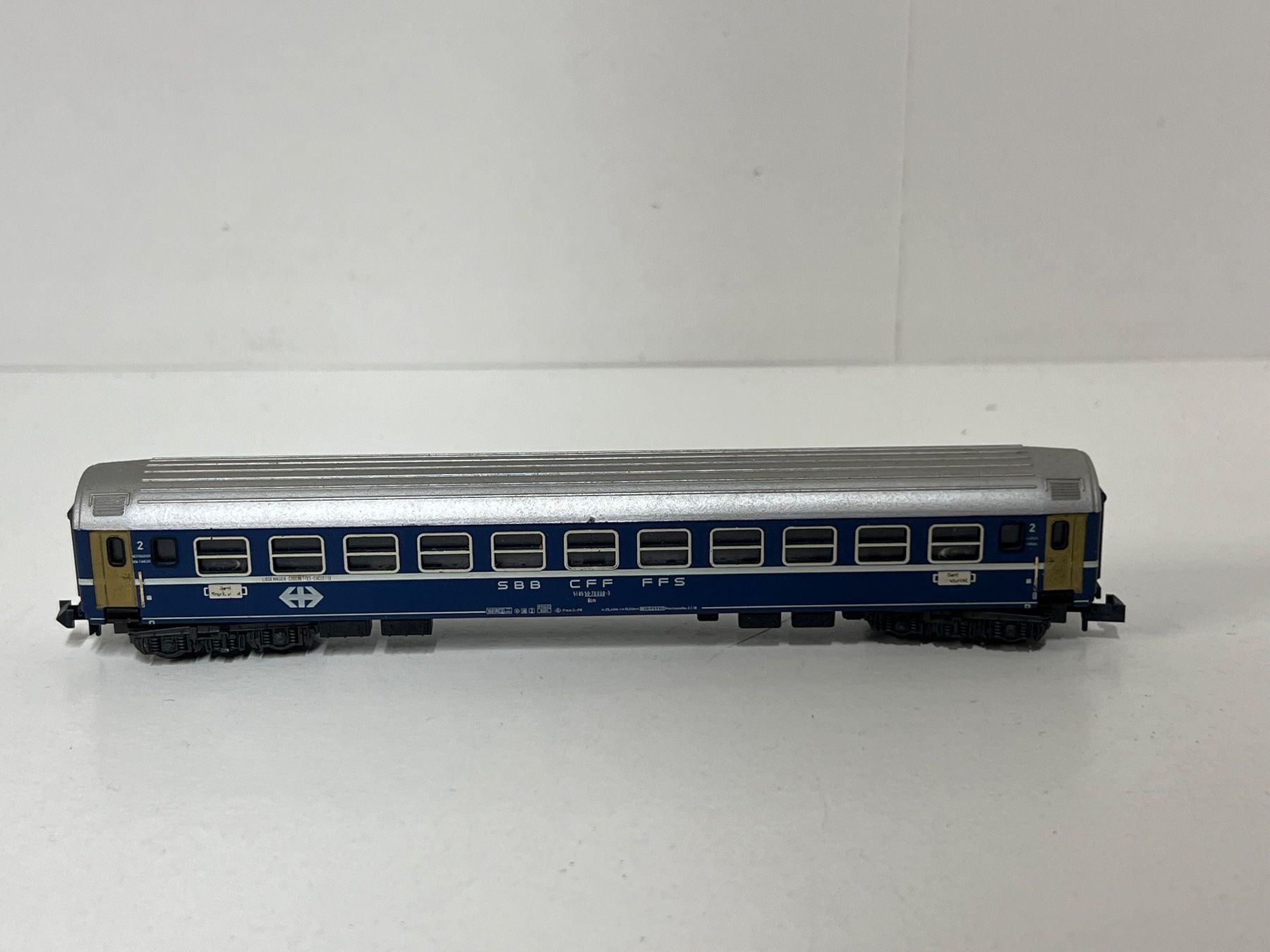 Trix Modelleisenbahnen: Minitrix  SBB CFF FFS Blau 2.Kl. SPUR N – Gebraucht aus Neuenhof von ludovicco 2