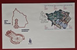 VATIKAN UNESCO KULTURGUT DER MENSCHHEIT PATRIMONIO FDC 1986