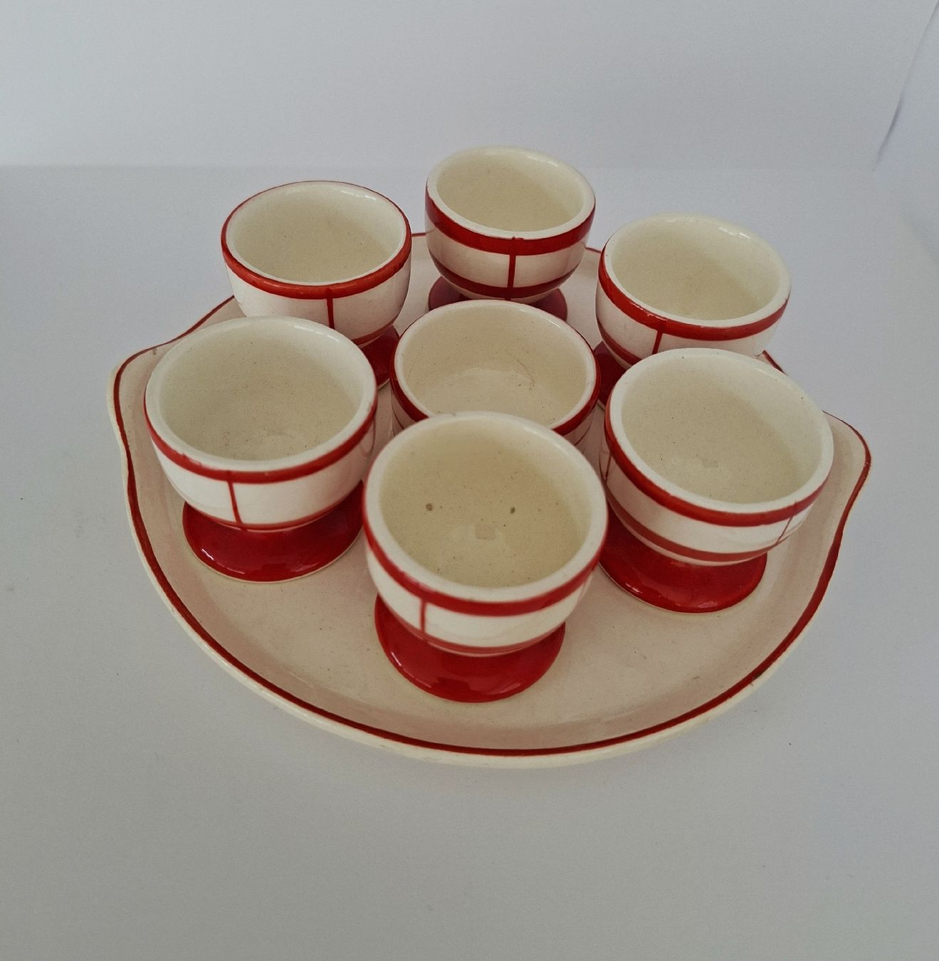 Altre Stoviglie: Vintage 8-teiliges Eierbecher Set TTT Keramik – Usato da Dietikon venduto da Magi2 1