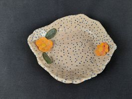 Keramikschale Blumen