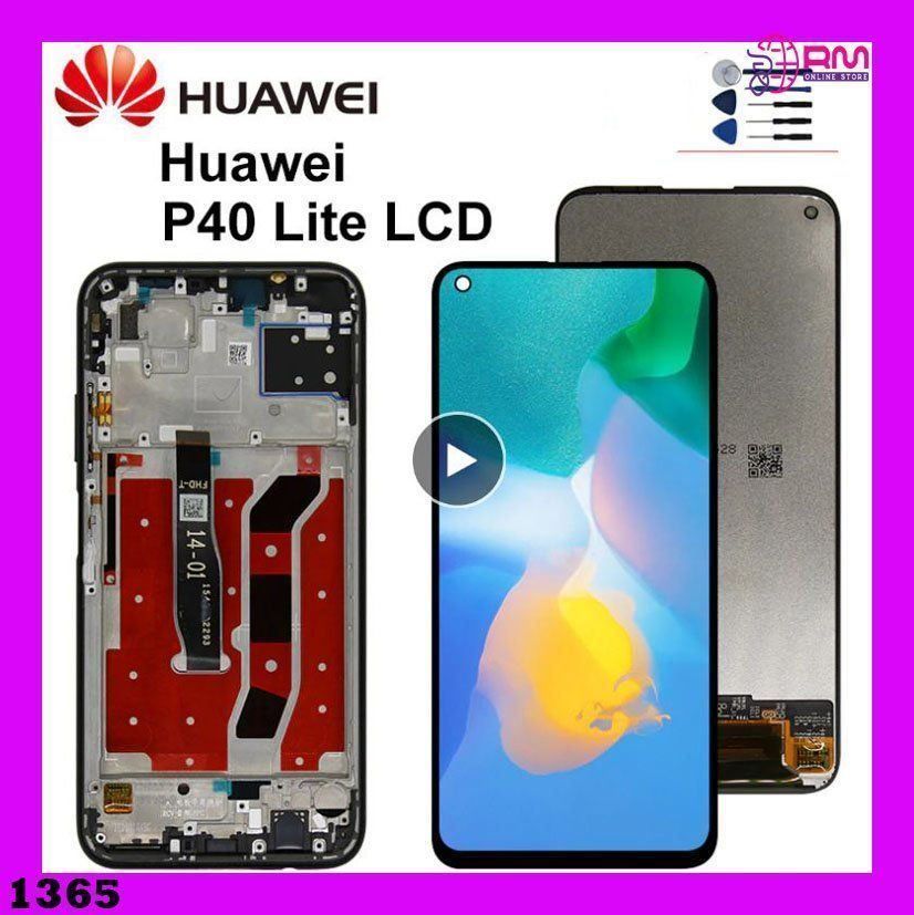 Monitor: Huawei P40 Lite LCD Schwarz.mit  Rahmen – Nuovo e nell'imballaggio originale da Unterägeri venduto da RmOnline