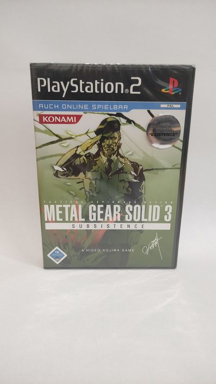 Metal Gear Solid 3: Subsistence PS2 (Sealed) - Rarität 1