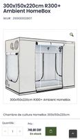 Chambre de culture HomeBox 300x150x220cm R300+