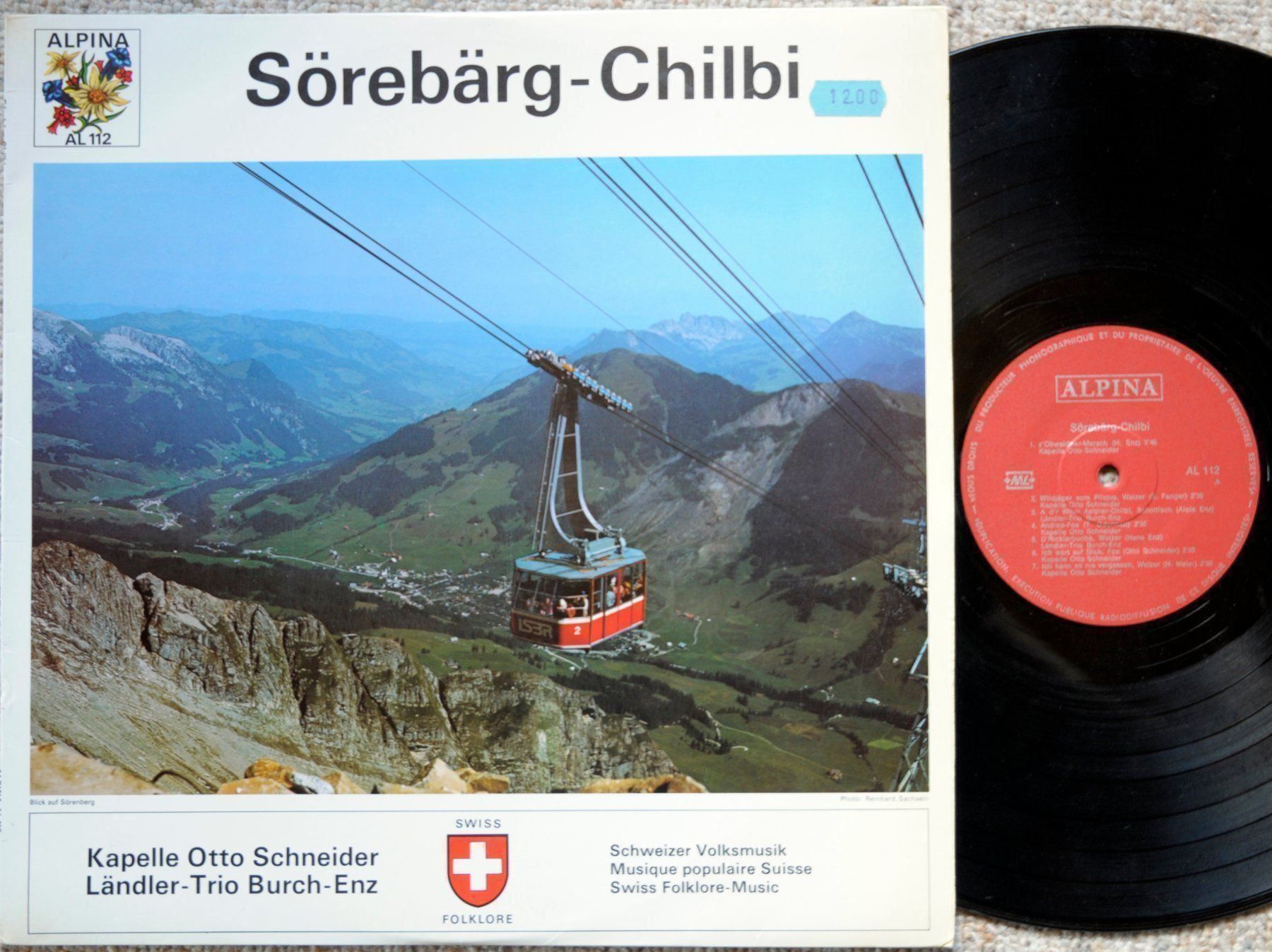 Schallplatten: Sörebärg-Chilbi Ländler-Trio Burch-Enz LP GEWASCHEN – Gebraucht aus Unterseen von vinylmore