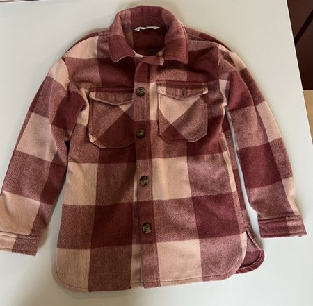 H&M warme Kinderbluse / Hemd – Größe 134/140 (ca. 9–10 Jahre