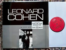 Leonard Cohen –  I'm Your Man -  Folk Rock LP 🛀 TOP Zustand