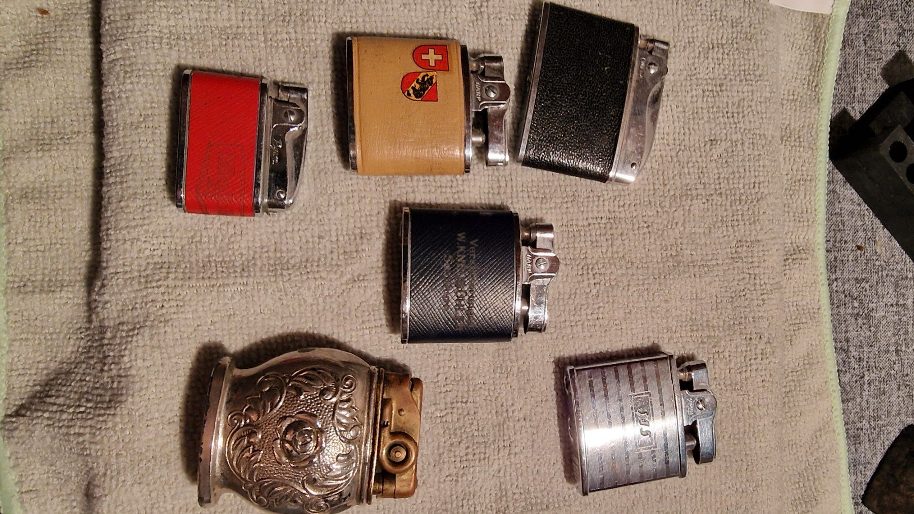 Accendini: 6 Benzinfeuerzeuge aus Sammlung – Usato da Widnau venduto da TheOldLighters 5