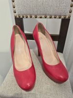 Damenschuhe Pumps rot Grösse 36 Marke NAVYBOOT Leder Italia