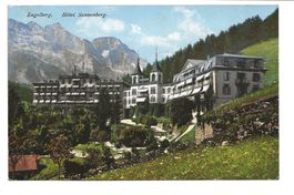 Engelberg (OW) Hôtel Sonnenberg - Photograph H. Häcki - 1910