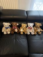 Bundle 5 Althans Teddybären, ca. 25cm – neu mit Etiketten