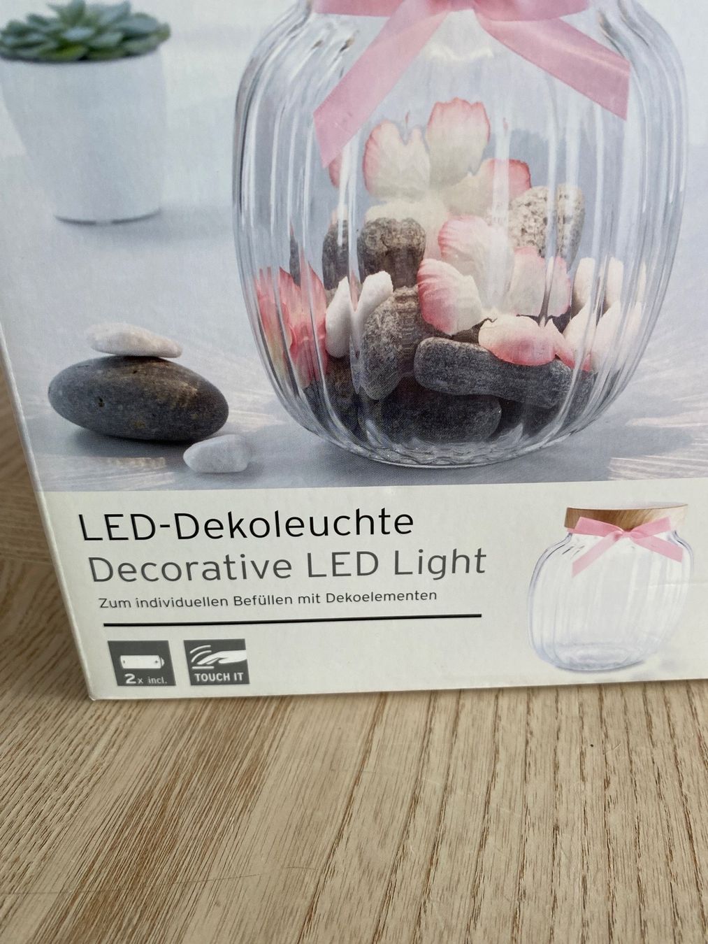 Tutte le decorazioni: 2 LED Dekobehälter NEU – Nuovo e nell'imballaggio originale da Teufen AR venduto da Memilu 1