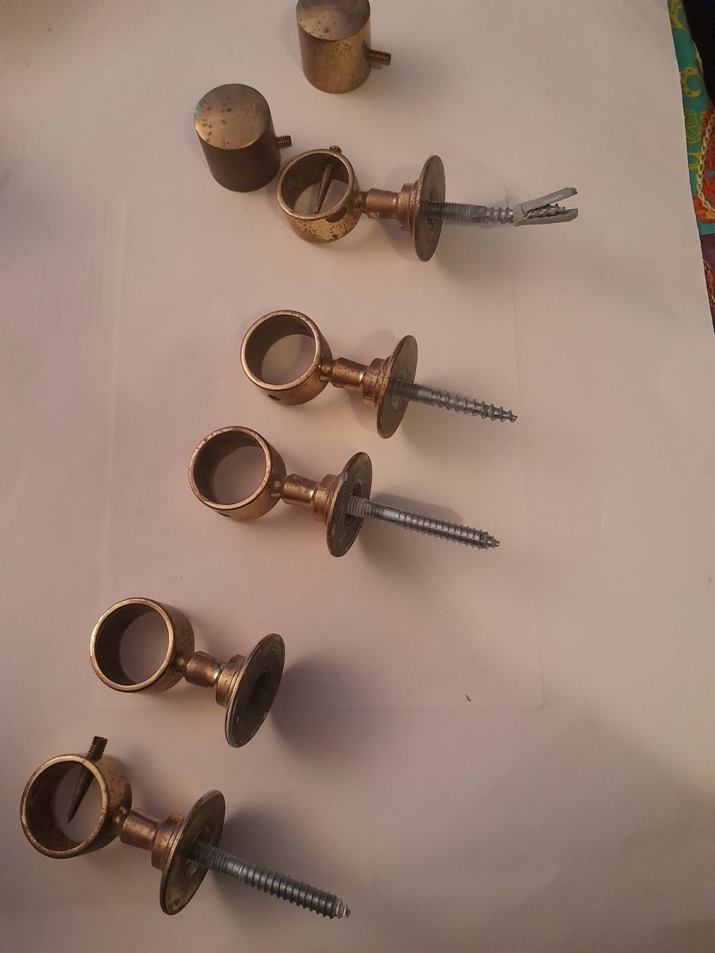 Laufwerke & Adapter: Support per bastone tenda in ottone - Design vintage – Gebraucht aus Carena von gra_yz7p