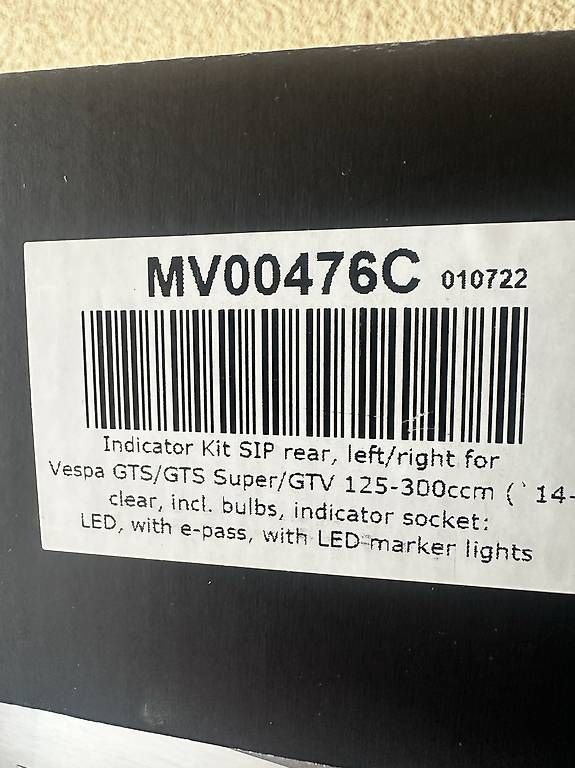 Toutes les pièces pour scooter: Vespa GTS LED Blinker Neu – Neuf avec emballage d'origine à Münchwilen TG par dolcevita79 3