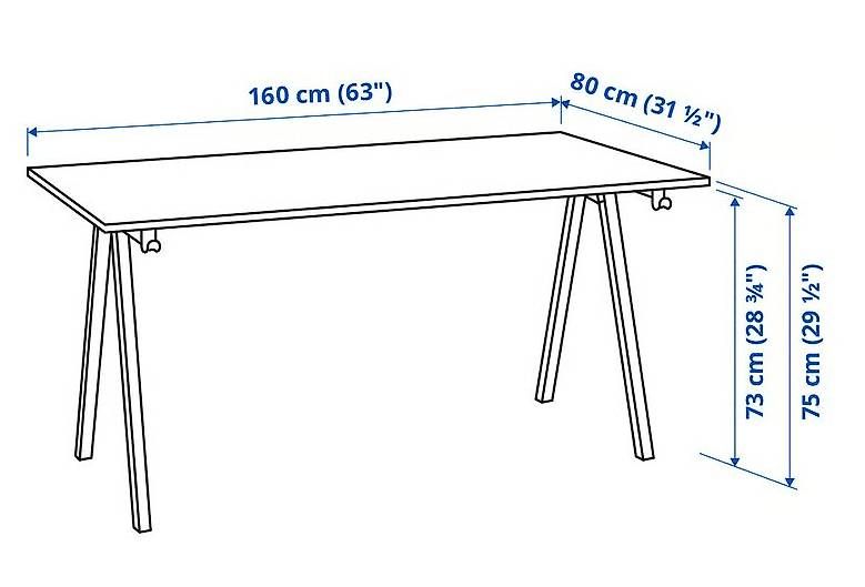 Ikea Tische: Table IKEA Trotten – Gebraucht aus Lausanne von Giles33 1