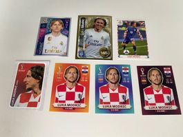 7er Sticker-Set - Luka Modric - 🇭🇷 Kroatien