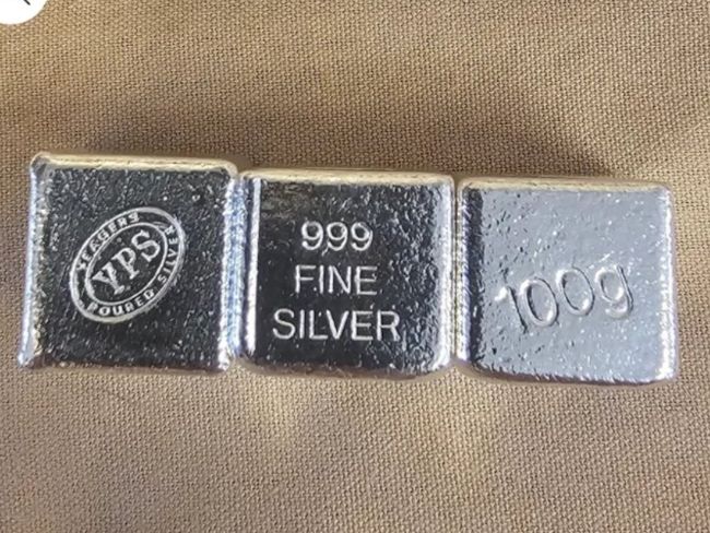 Edelmetalle: Lingot argent 1x100 gramme 999 yps – Neu und originalverpackt aus Biel/Bienne von Dam_k8xr 1