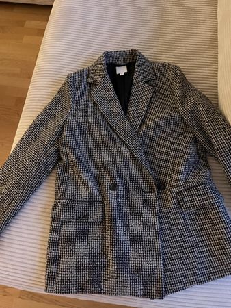 H&M Blazer, Schwarz-Weiss, Gr. M – Top Zustand für Herbst!