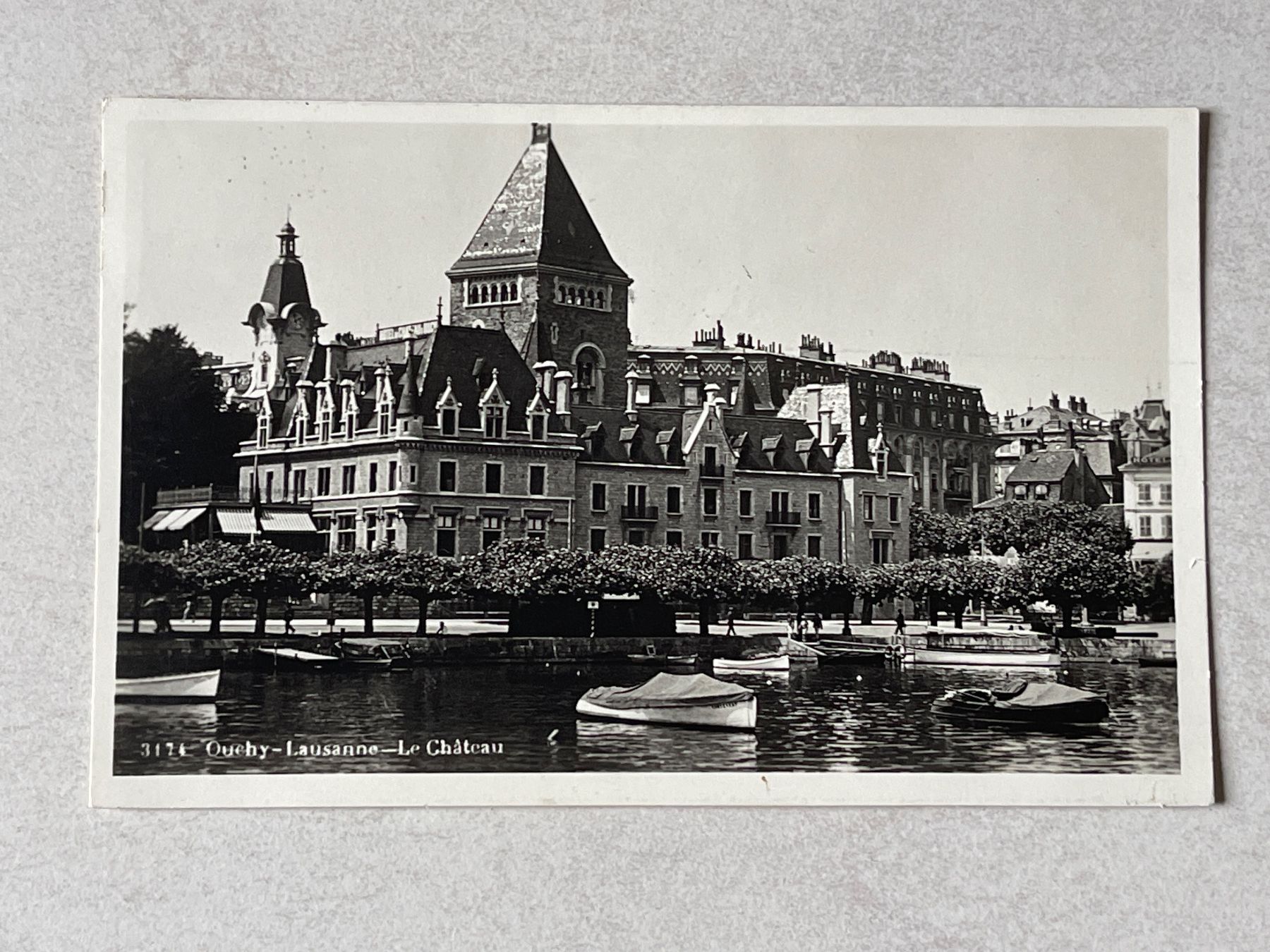 Cartoline postali: Alte Ansichtskarte Lausanne Ouchy Chateau, – Usato da Strengelbach venduto da Aschatan5