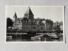 Alte Ansichtskarte Lausanne Ouchy Chateau,