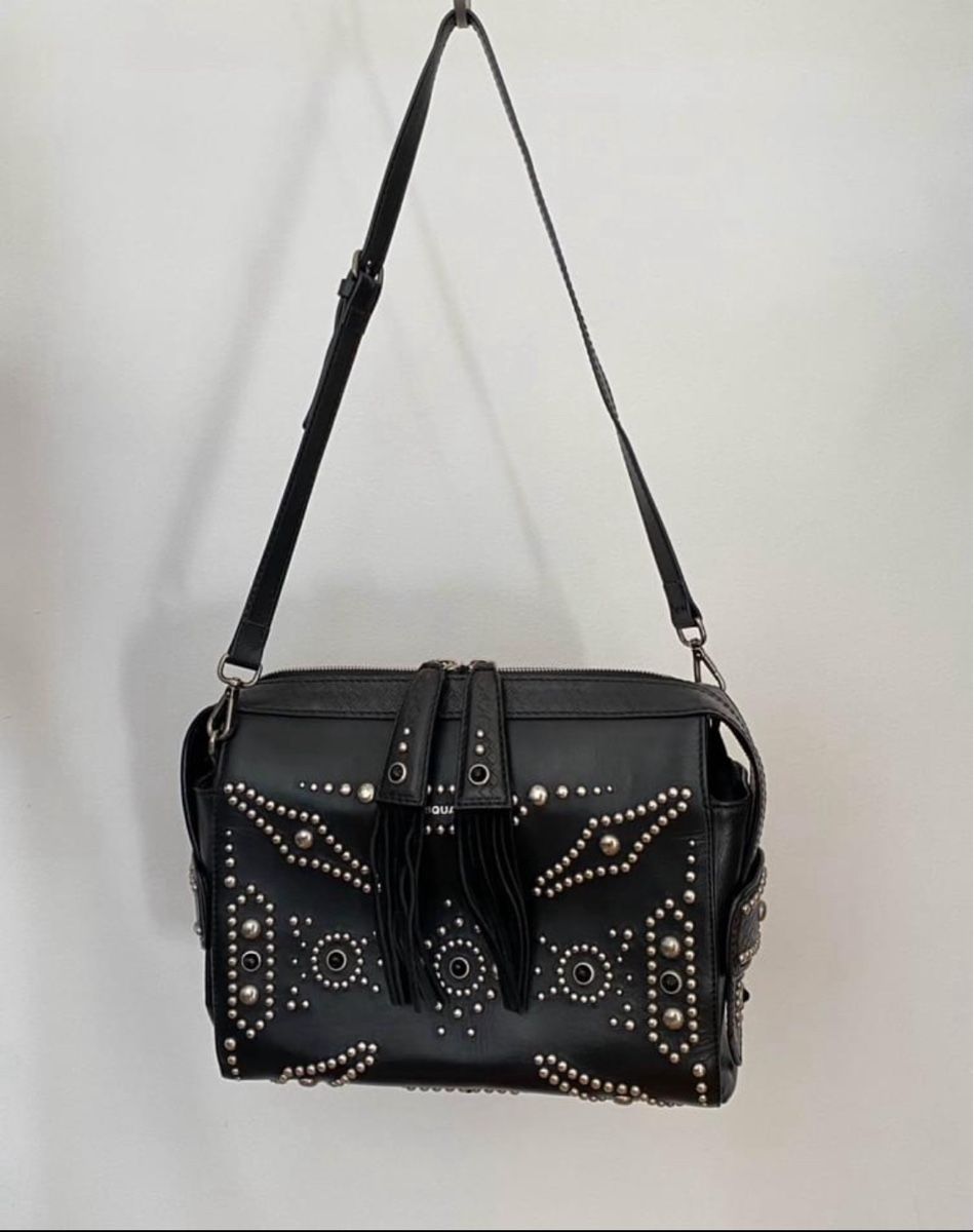 Dsquared2 Borse: Dsquared2 Leather CrossBody Messenger Bag – Usato da Paradiso venduto da Ixaya.studio 1