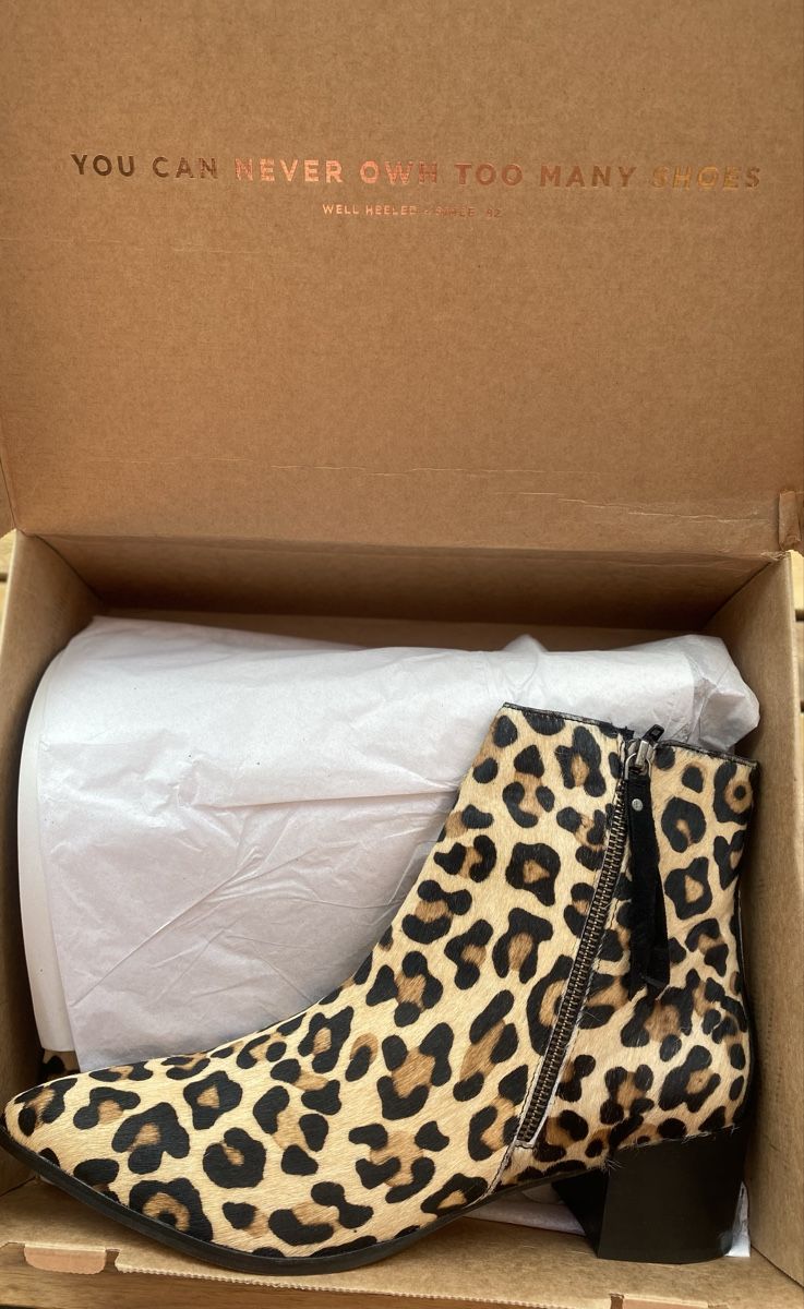Scarpe per cavalli: Leopard Print Ankle Boots, Size 9 UK EU, New – Nuovo e nell'imballaggio originale da Safenwil venduto da rgs_tg62 3