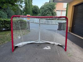 Bauer Eishockey Tor rot, zerlegbar, gebraucht