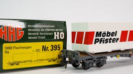 2ß HAG 399 SBB Flachwagen RS Möbel Pfister