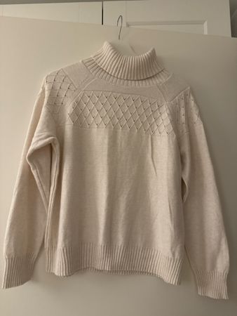Banana Republic Rollkragenpullover Damen, Petite L, Beige