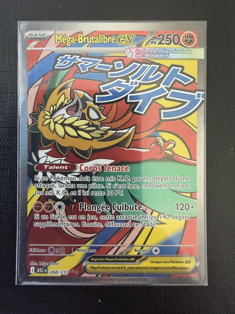 Pokémon Carte collezionabili: Méga-Brutalibré ex #268 ASC FR – Nuovo (secondo la descrizione) da Savigny venduto da Matgab94