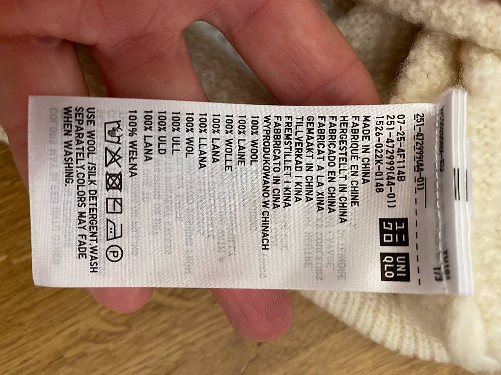 Uniqlo Maglioni & Felpe: WEISSER WOLLPULLOVER VON UNIQLO, GRÖSSE S – Usato da Alberswil venduto da mina012 2