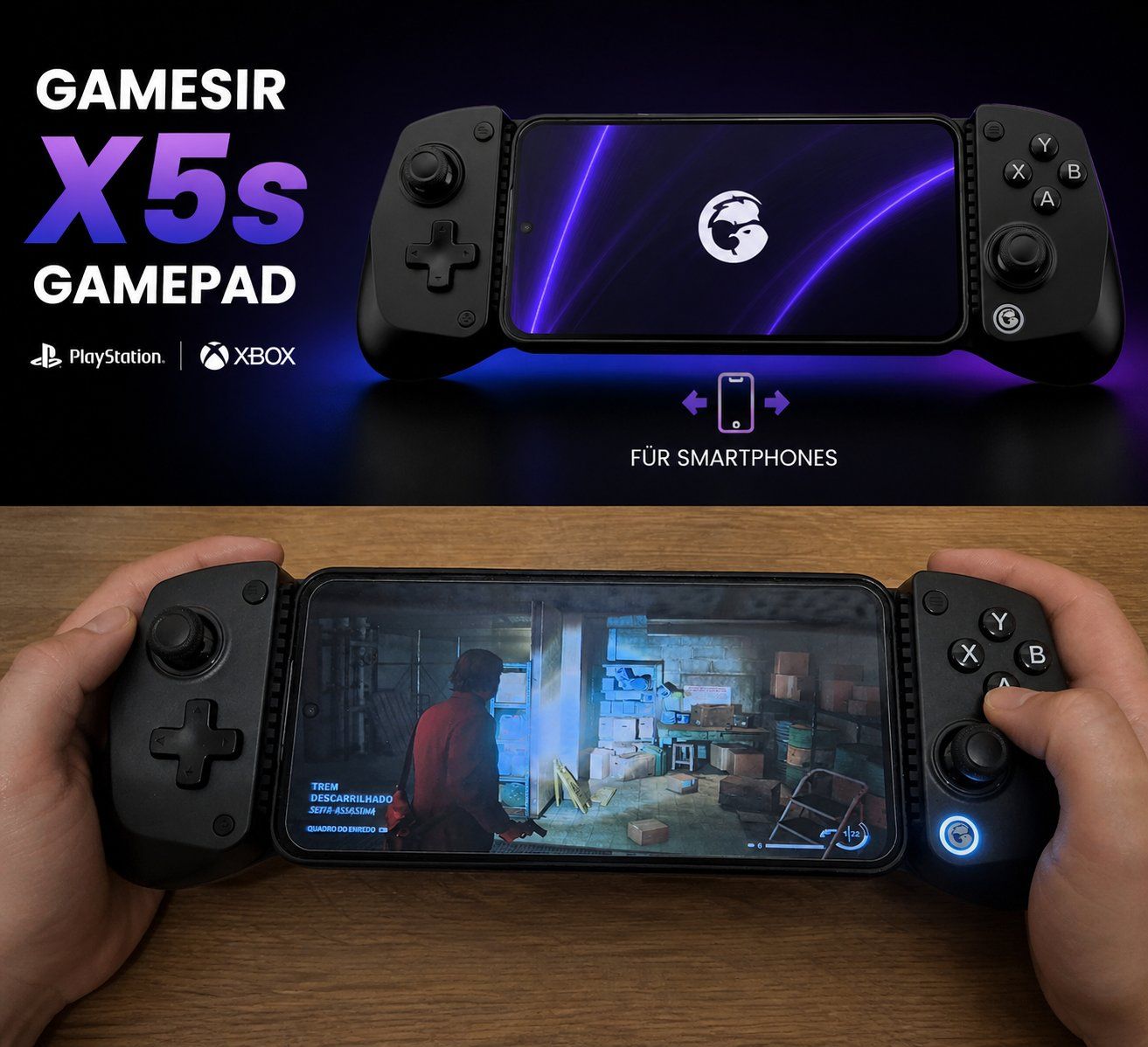 Controller: Gamesir X5S – Controller für Smartphone & PC-Emulation – Nuovo e nell'imballaggio originale da Suhr venduto da DarthVader666
