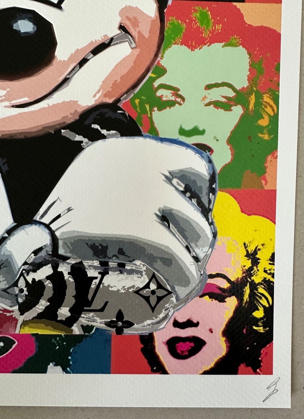 Poster & Bilder: Death: Monroe Angry Mickey, signiert – Neu (gemäss Beschreibung) aus Meilen von Smgdesign 2