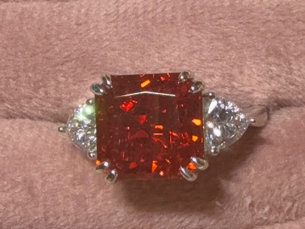 Anelli: Bague rouge rubis – Nuovo e nell'imballaggio originale da St-Maurice venduto da Sandrinette123 3
