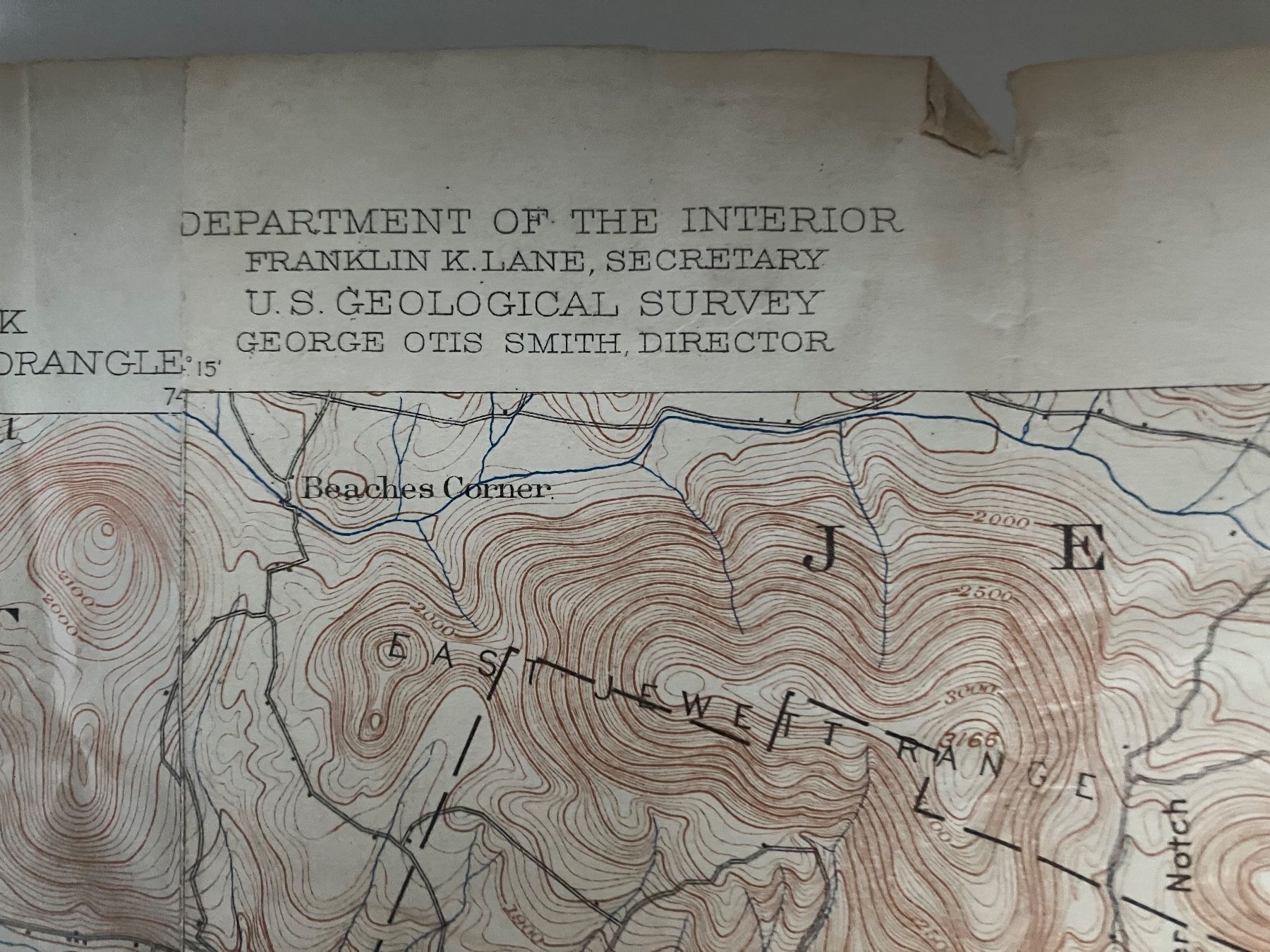 Landkarten & Atlanten: Topography State of New York – Gebraucht aus ZUERICH von Carolus1