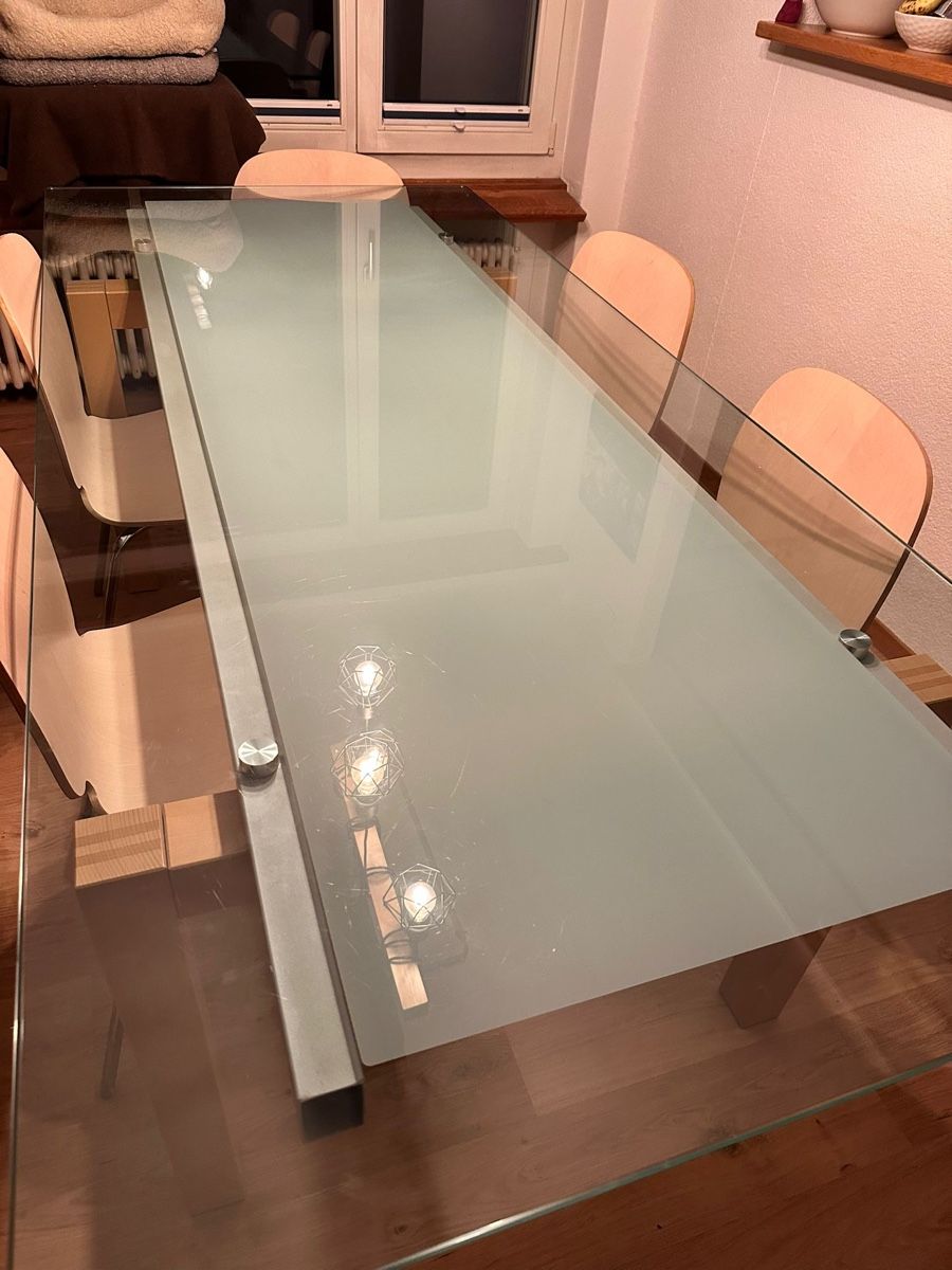 Tische: Esstisch aus Glas – Gebraucht aus Oftringen von lis_vm22 4