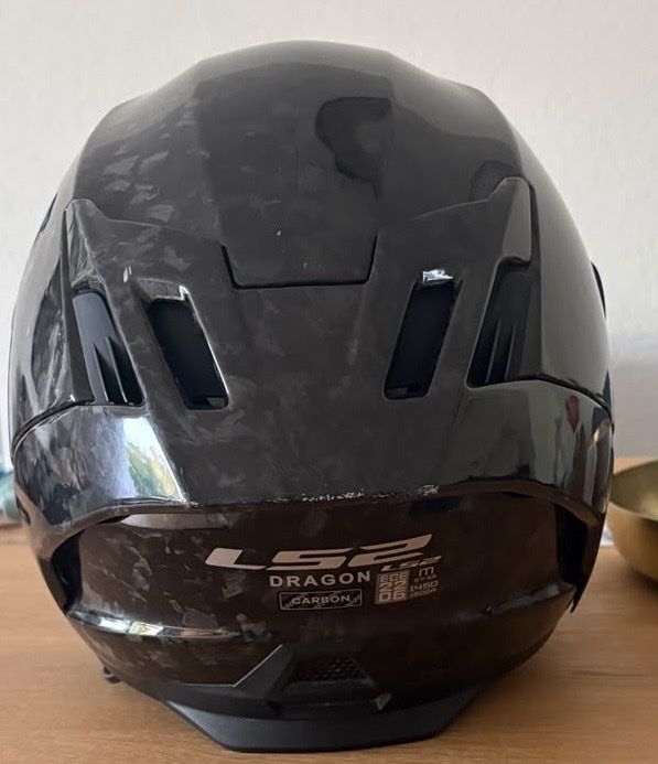 Casques & visières: LS2 Carbon Dragon Motoradhelm mit LS2 Spectrum Intercom – D'occasion à Degersheim par Mary82 4