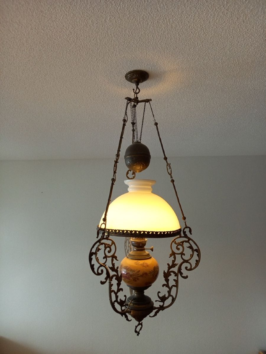 Lampadari & plafoniere: Antike Hängeleuchte um 1880 – Usato da Mörschwil venduto da zitronenblau