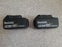 2 x 5.0 Ah Makita Akku 18 V