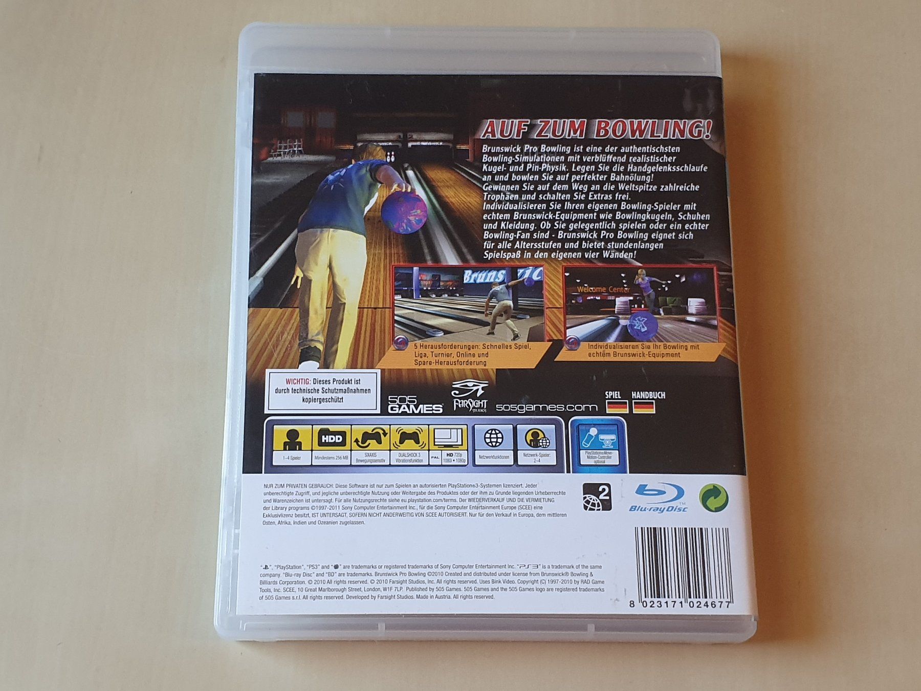 Sony Jeux: Brunswick Pro Bowling – D'occasion à Stansstad par collectorsshop 1