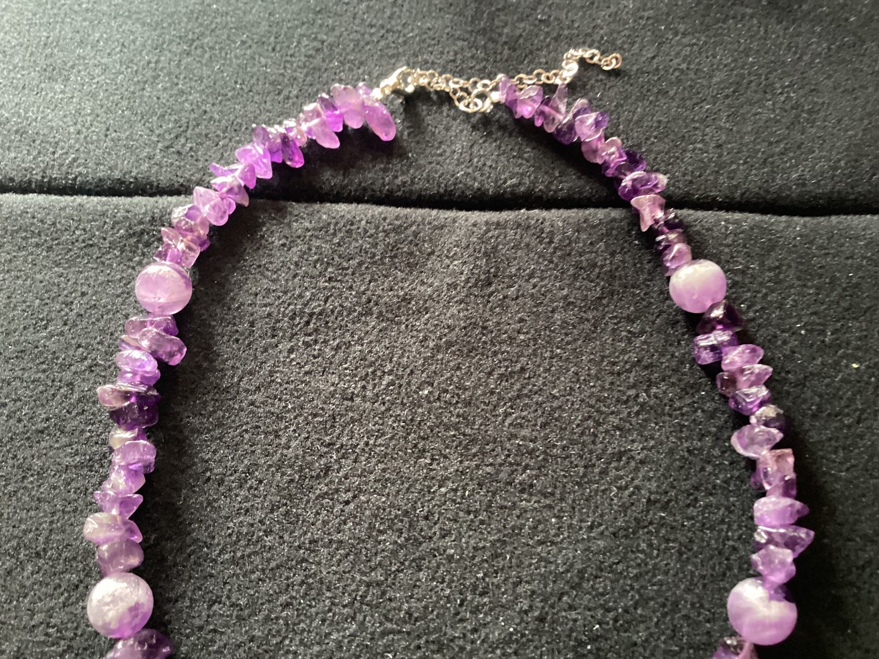 Catenine: Wunderschöne Heilstein Edelstein Splitterkette: Amethyst – Nuovo e nell'imballaggio originale da Laax venduto da kri_95f5 1