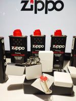 XL pack 3x ZIPPO orig.125 ML+1x Feuerz.Atomic‪ + 6x Steine‪‪