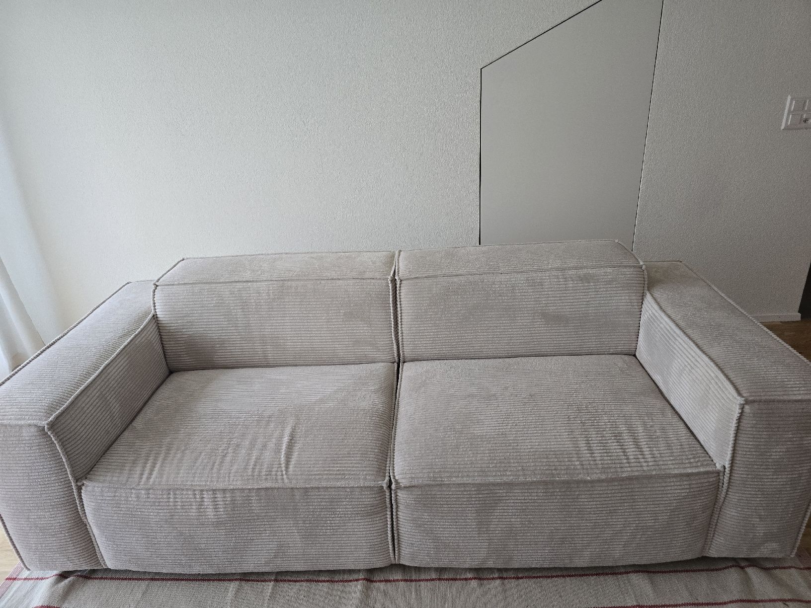 Divani: Cord-Sofa von Studio Copenhagen (Modell "KINX"), Beige – Nuovo (secondo la descrizione) da Bern venduto da Aemtseege 4
