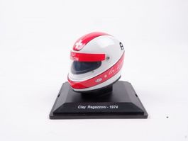 Clay Regazzoni 1974 Ferrari F1 Helm, 1:5 Spark Editions