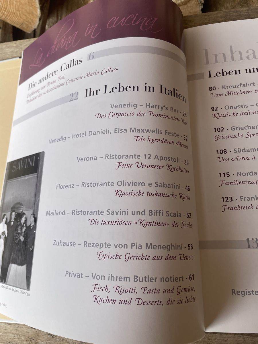 Libri: Maria Callas Lieblingsrezepte Buch + CD – Nuovo (secondo la descrizione) da Wildensbuch venduto da Mangosteen7 2