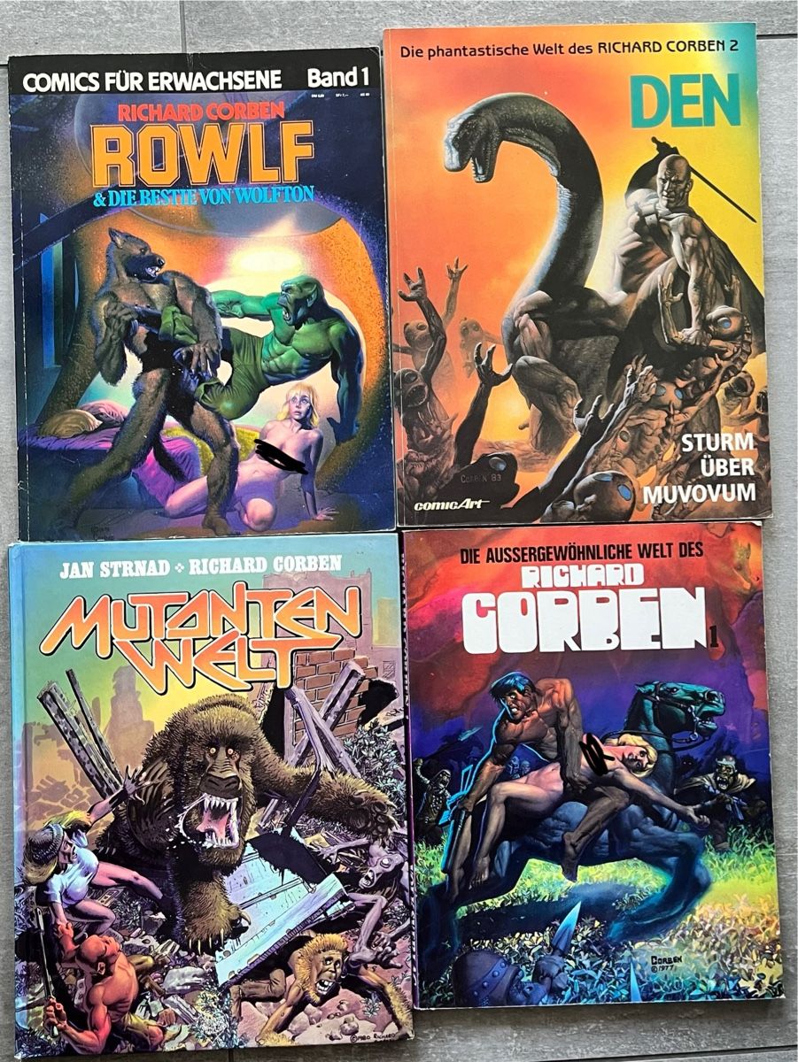 Fumetti: 4 Erwachsenen Comics von RICHARD CORBEN – Usato da Densbüren venduto da lana79 1